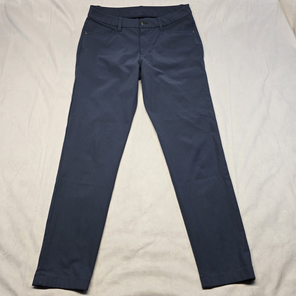 Lululemon Abc Slim Fit Chino Pants Men‎ Size 30x31 Blue